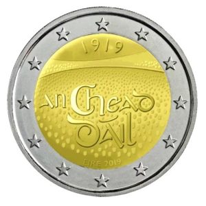 Moneda 2 euros de Irlanda 2019 Dail Eireann Asamblea
