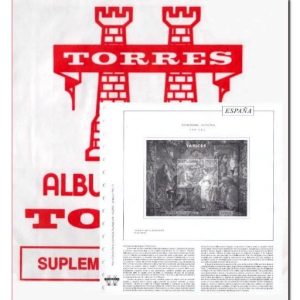 Suplemento Sellos España Torres 2015 Parcial. Montado