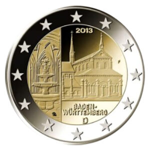 Moneda 2 euros Alemania 2013 Baden-Württemberg 1 ceca