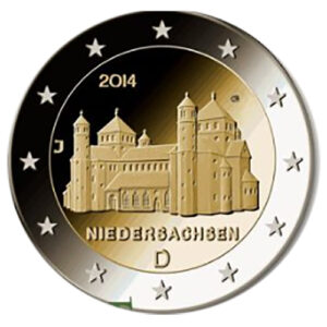 Moneda 2 euros Alemania 2014 Bunderländer Niedersachsen 1 ceca