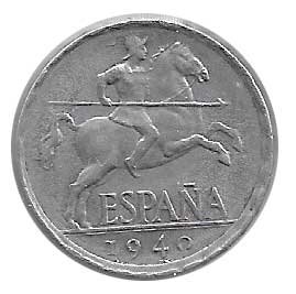 Moneda 0,05 céntimos peseta 1941.MBC