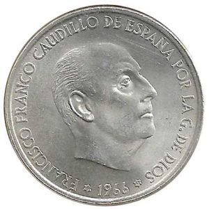 Moneda 100  pesetas 1966 *68.SC