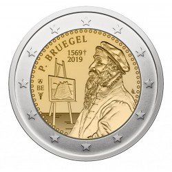 Moneda 2 euros de Bélgica 2019 Pieter Bruegel «Coincard»