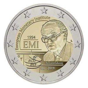 Moneda 2 euros de Bélgica 2019 Instituto Monetario «Coincard»