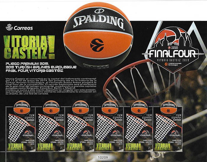 PLIEGO PREMIUM 076 Final Four 2019. Vitoria Gasteiz