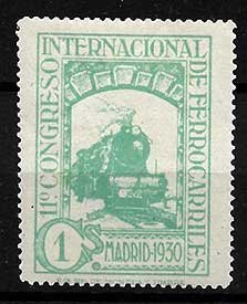 Serie de sellos España ferrocarriles Nº 0469 (*)
