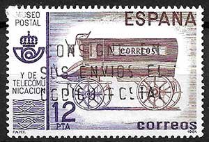 Serie de sellos España ferrocarriles Nº 2638 (o)