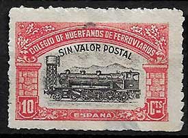 Serie de sellos España ferrocarriles – VIÑETA