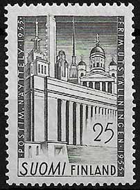 Serie de sellos Finlandia ferrocarriles Nº 0421 (*)