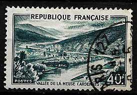 Serie de sellos Francia ferrocarriles Nº 0842A (o)