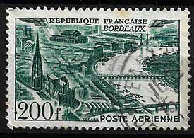 Serie de sellos Francia ferrocarriles Nº 0A25 (o)