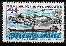 Serie de sellos Francia ferrocarriles Nº 1772 (**)