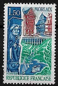 Serie de sellos Francia ferrocarriles Nº 1505 (*)