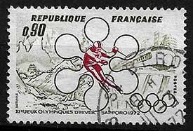 Serie de sellos Francia ferrocarriles Nº 1705 (o)