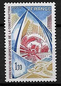 Serie de sellos Francia ferrocarriles Nº 1934 (**)