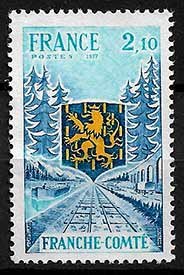 Serie de sellos Francia ferrocarriles Nº 1916 (**)