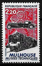 Serie de sellos Francia ferrocarriles Nº 2450 (**)
