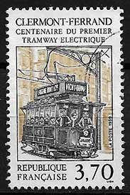 Serie de sellos Francia ferrocarriles Nº 2608 (o)