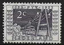 Serie de sellos Holanda ferrocarriles Nº 0574 (o)