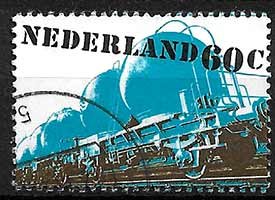 Serie de sellos Holanda ferrocarriles Nº 1136 (o)