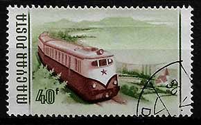 Serie de sellos Hungria ferrocarriles Nº 1183 (o)