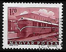 Serie de sellos Hungria ferrocarriles Nº 1567 (o)