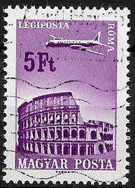 Serie de sellos Hungria ferrocarriles Nº 0289 (o)