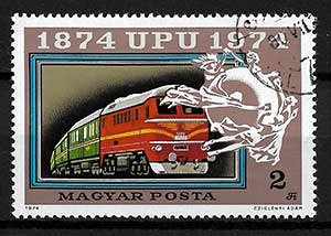 Serie de sellos Hungria ferrocarriles Nº 2369 (o)
