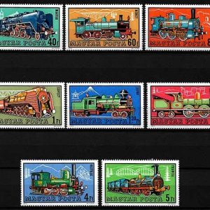 Serie de sellos Hungria ferrocarriles Nº 2209-16 (**)