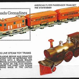 Serie de sellos Grenada Grenadines ferrocarriles Nº HB 258 (**)