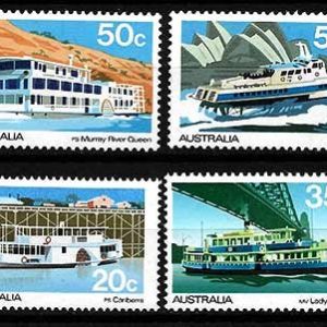 Serie de sellos Australia ferrocarriles Nº 0650-3 (**)