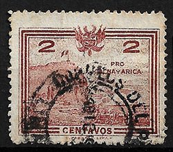 Serie de sellos Perú (Tacna y Arica) ferrocarriles Nº 0226 (o)