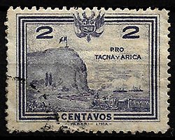 Serie de sellos Perú (Tacna y Arica) ferrocarriles Nº 0228 (o)