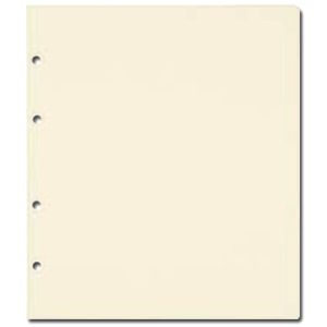 CARTULINA Blanca SEPARADORA para Álbum Mediano. Paq. 100