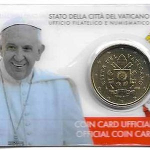 Moneda 50 centimos euro Vaticano 2018. SIN SELLO Nº9