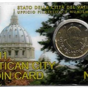Moneda 50 centimos euro Vaticano 2011. SIN SELLO Nº2