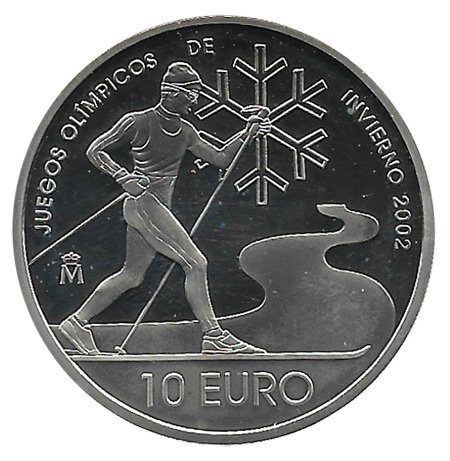 Año 2002. Moneda 10 euros. Juegos Olimpicos Invierno