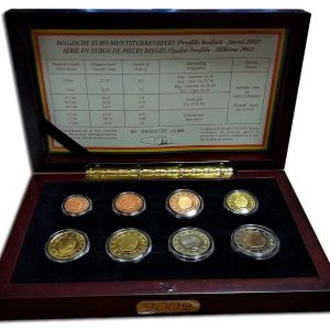 Euroset oficial de Bélgica 2002 – Proof