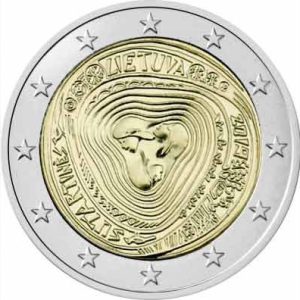 Moneda 2 euros de Lituania 2019 Sutartines, Canciones Folklóricas