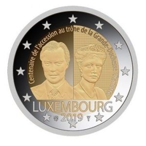Moneda 2 euros de Luxemburgo 2019 Duquesa Charlotte