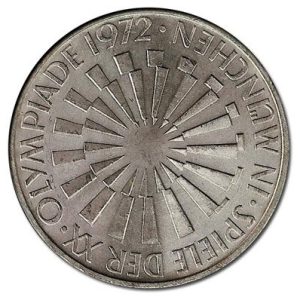 Moneda Alemania 010 Marcos. 1972 Espiral (F). S/C