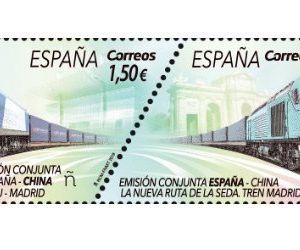 5322-3. Sello Ruta de la Seda España-China