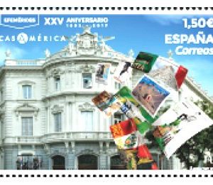 5334. Sello 25 Aniversario Casa de America 2019