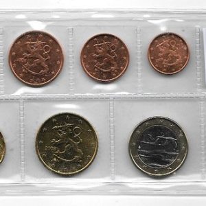 Serie monedas euro. Finlandia Mixta 1999/02 S/C
