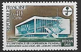 Serie sellos Francia 1554 (**)