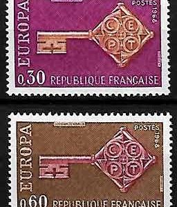 Serie sellos Francia 1556/57 (**)