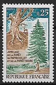Serie sellos Francia 1561 (**)