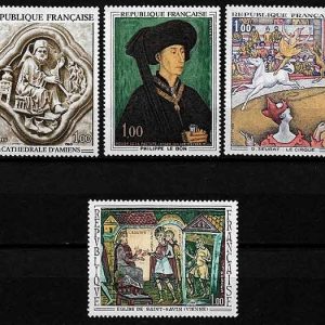 Serie sellos Francia 1586/88a (**)