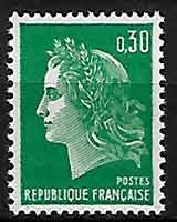 Serie sellos Francia 1611 (**)