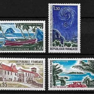 Serie sellos Francia 1644/47 (**)